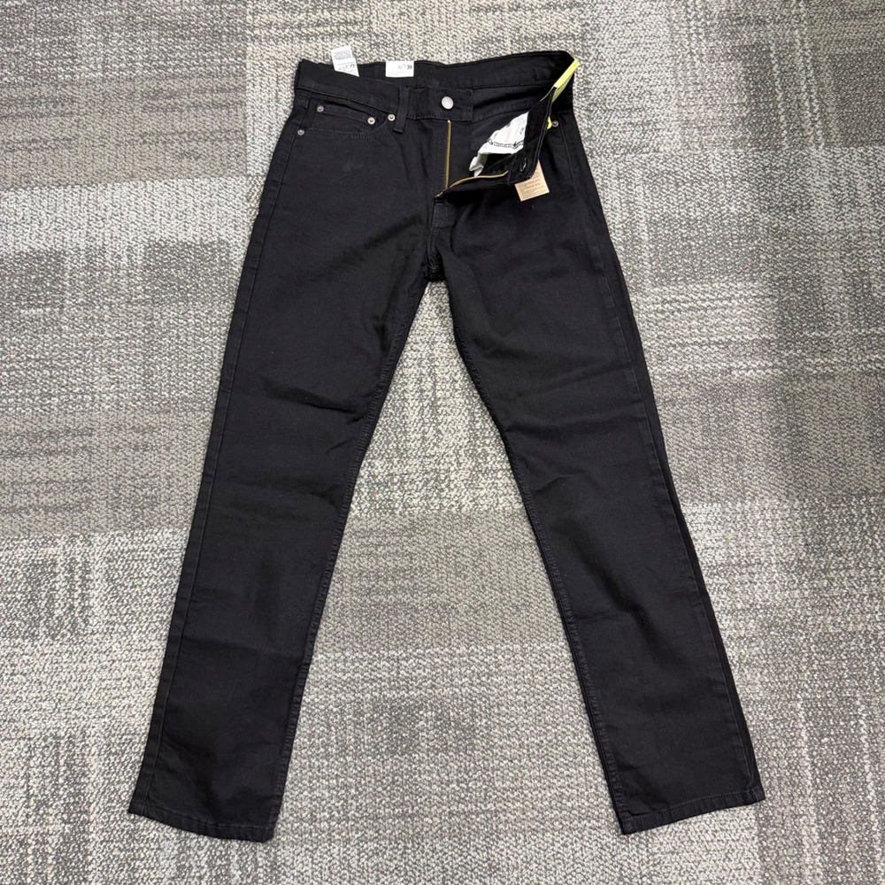 Levi's 511 Slim Jeans Mens 32x32 Black Solid Flex Performance Denim Pants